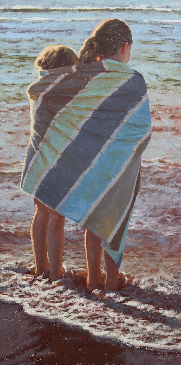 Two in the Tide by Grace Curtis Fine Art, Image 1.
