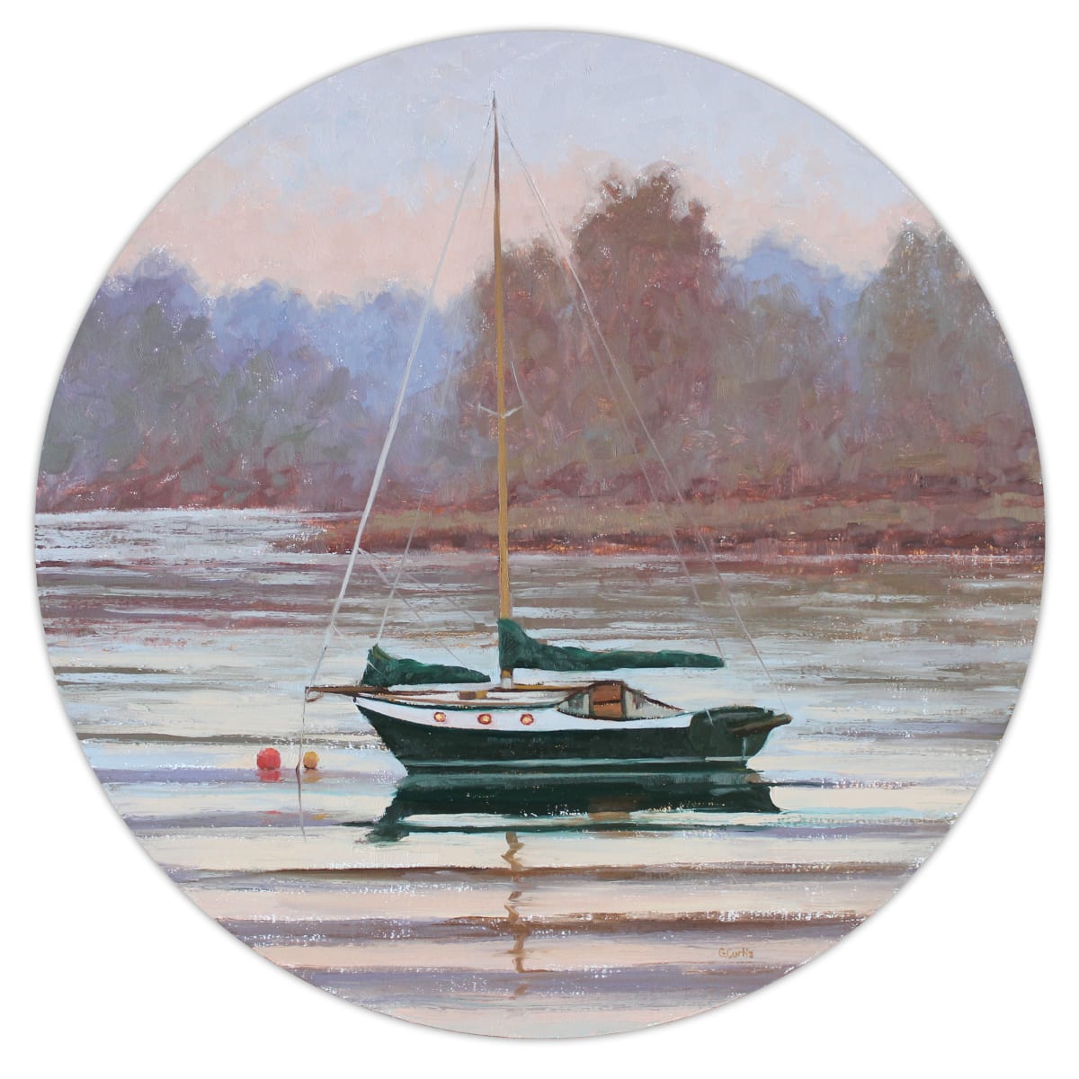 An Emerald Motif by Grace Curtis Fine Art 