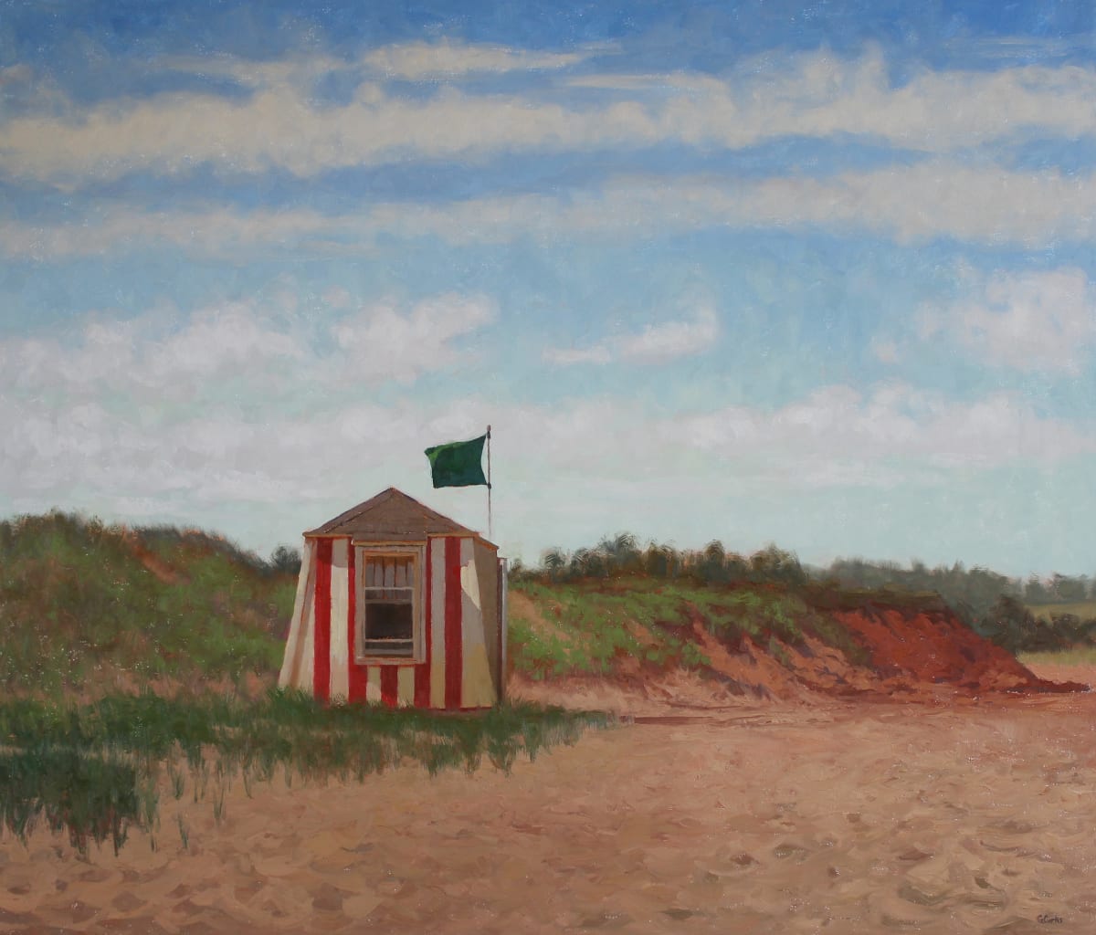 Beach Hut by Grace Curtis Fine Art, Image 1.