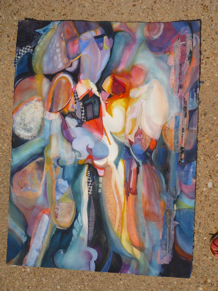 Sacre Coeur by Lou Jordan  Image: Sacre Coeur: part of Lyrical Abstract series
