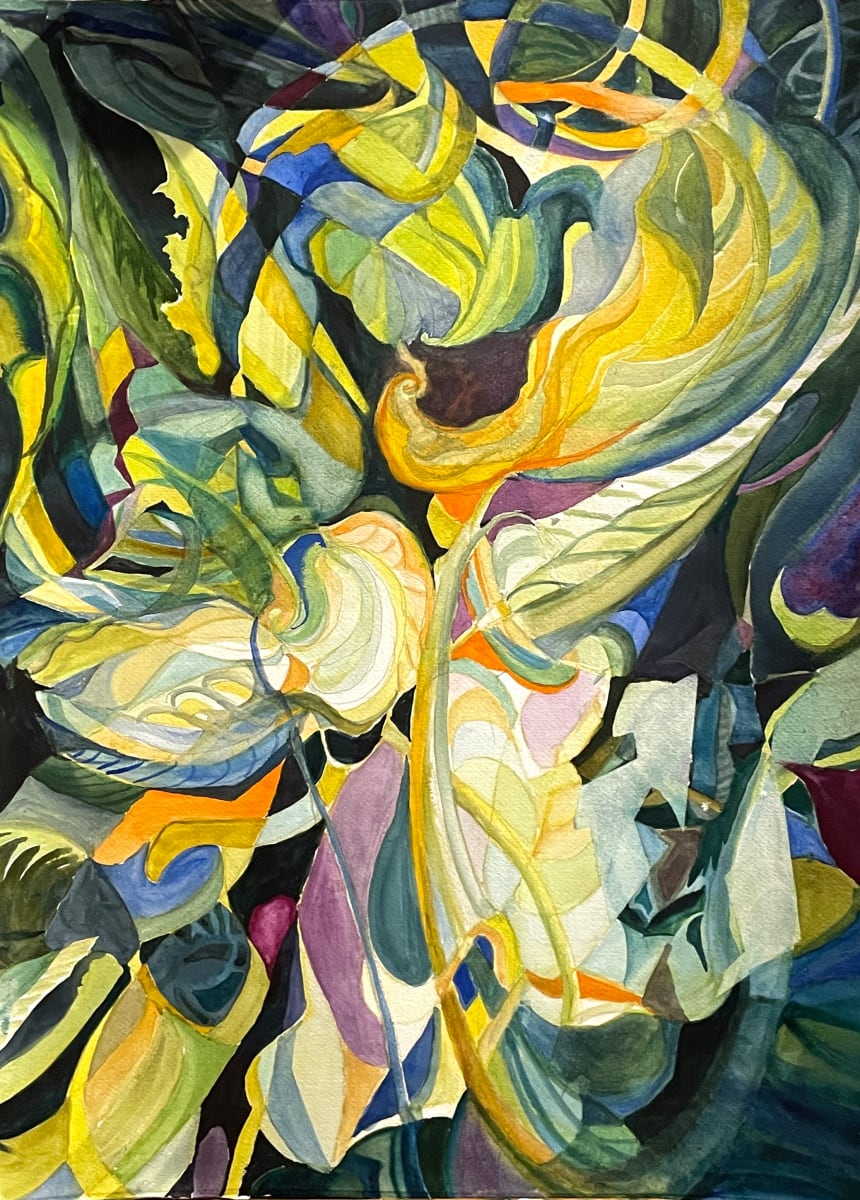 Inspiration of Hostas by Lou Jordan 