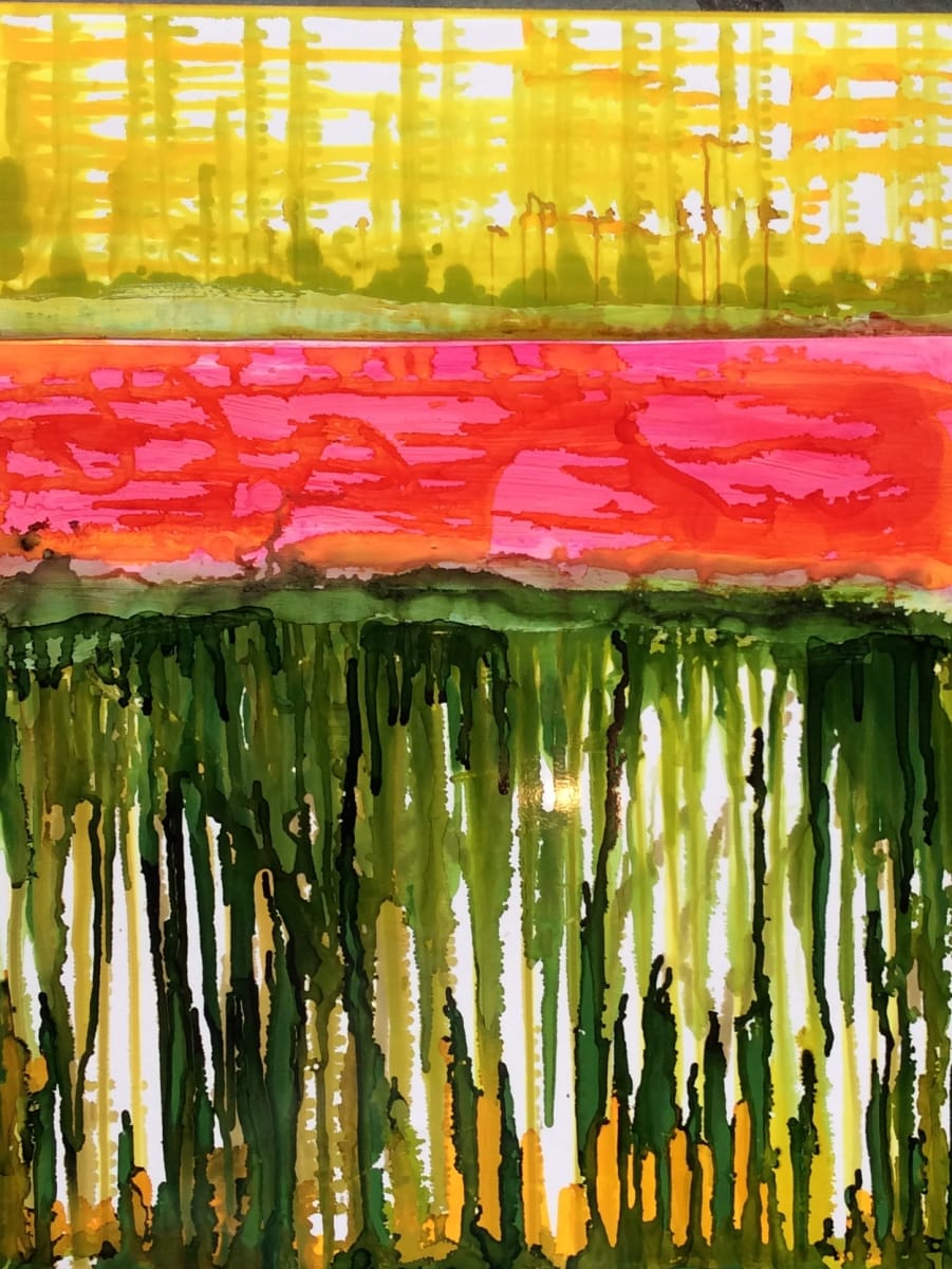 The Fields of Normandy by Lou Jordan  Image: Inspired by trip to the beaches of Normandy