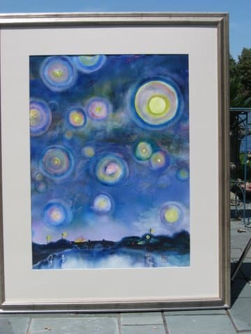 Firmament Bayou St. John I by Lou Jordan  Image: Firmament Bayou St. John I - The first one of a very popular series. Won First Prize at LWS Member Show - the second show I entered