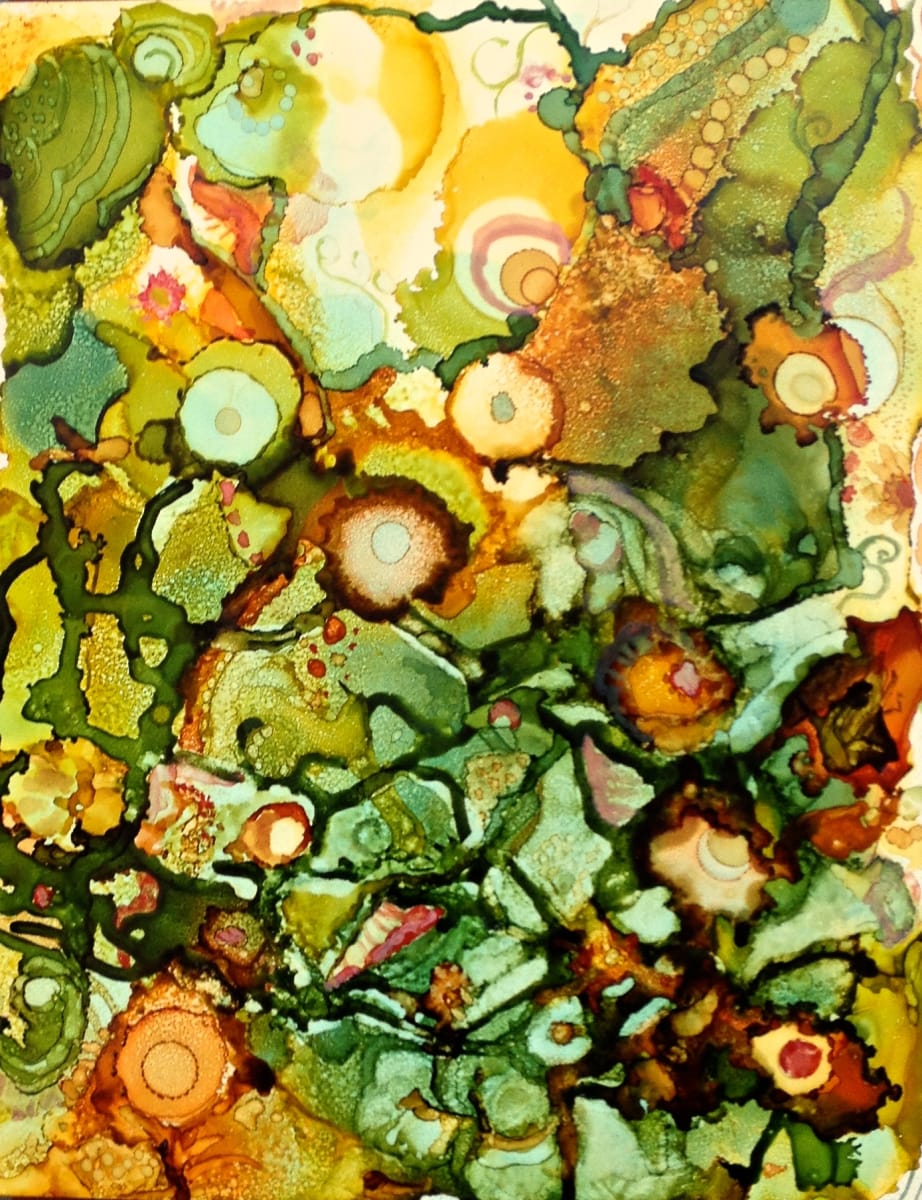Cucumbers and Melons by Lou Jordan  Image: Cucumbers and Melons - arts & crafts style