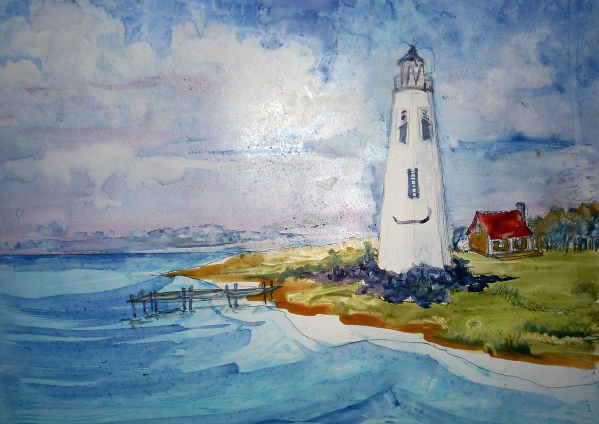 "" The Lighthouse -  Image: Youpie the Light House - created for a book Mari and I wrote but never published