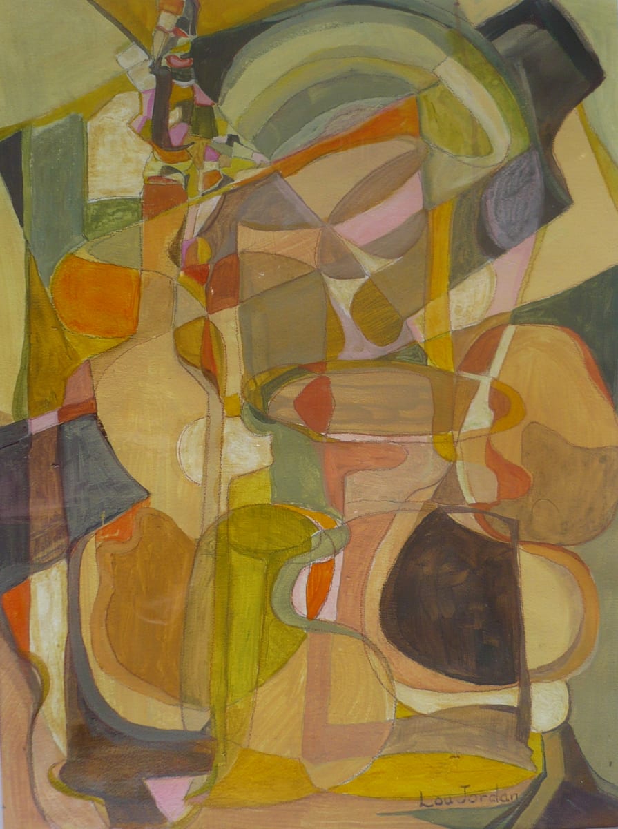 Apothecary by Lou Jordan  Image: Acrylic in the Cubist Style