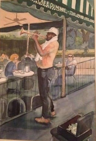 Hank Barthelemew by Lou Jordan  Image: Cafe Du Monde