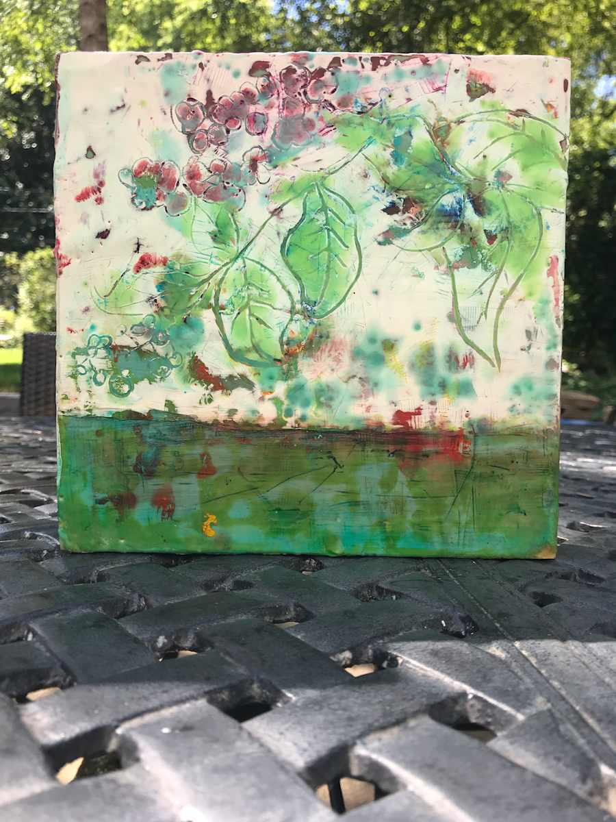 Fall Fruit by Michele Randall  Image: 8 x 8 includes frame