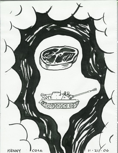 "Tank & Steak" by Kenny Cole, Image 1.