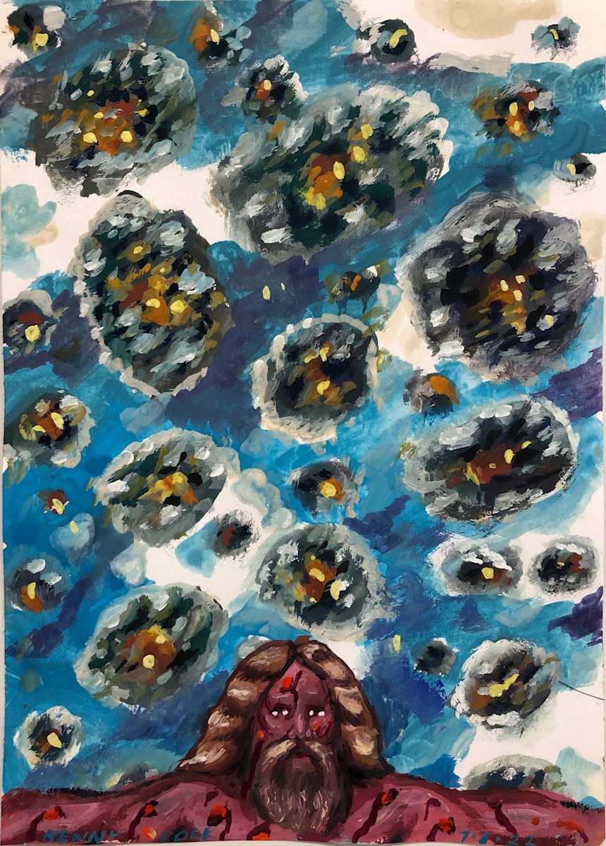 “Cluster Bombed and Crucified” by Kenny Cole, Image 2.