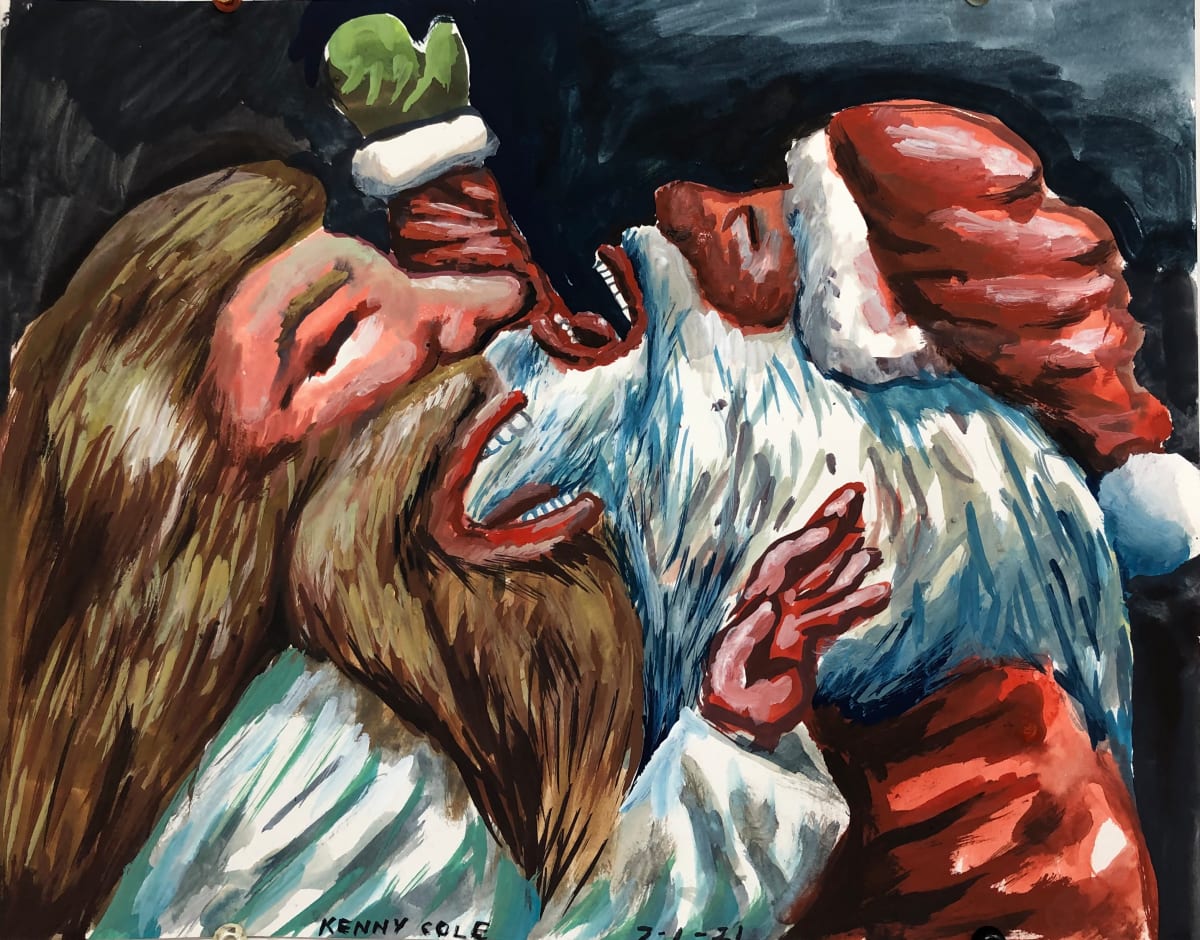 “Joy to the World”  Image: Jesus and Santa having a laugh.