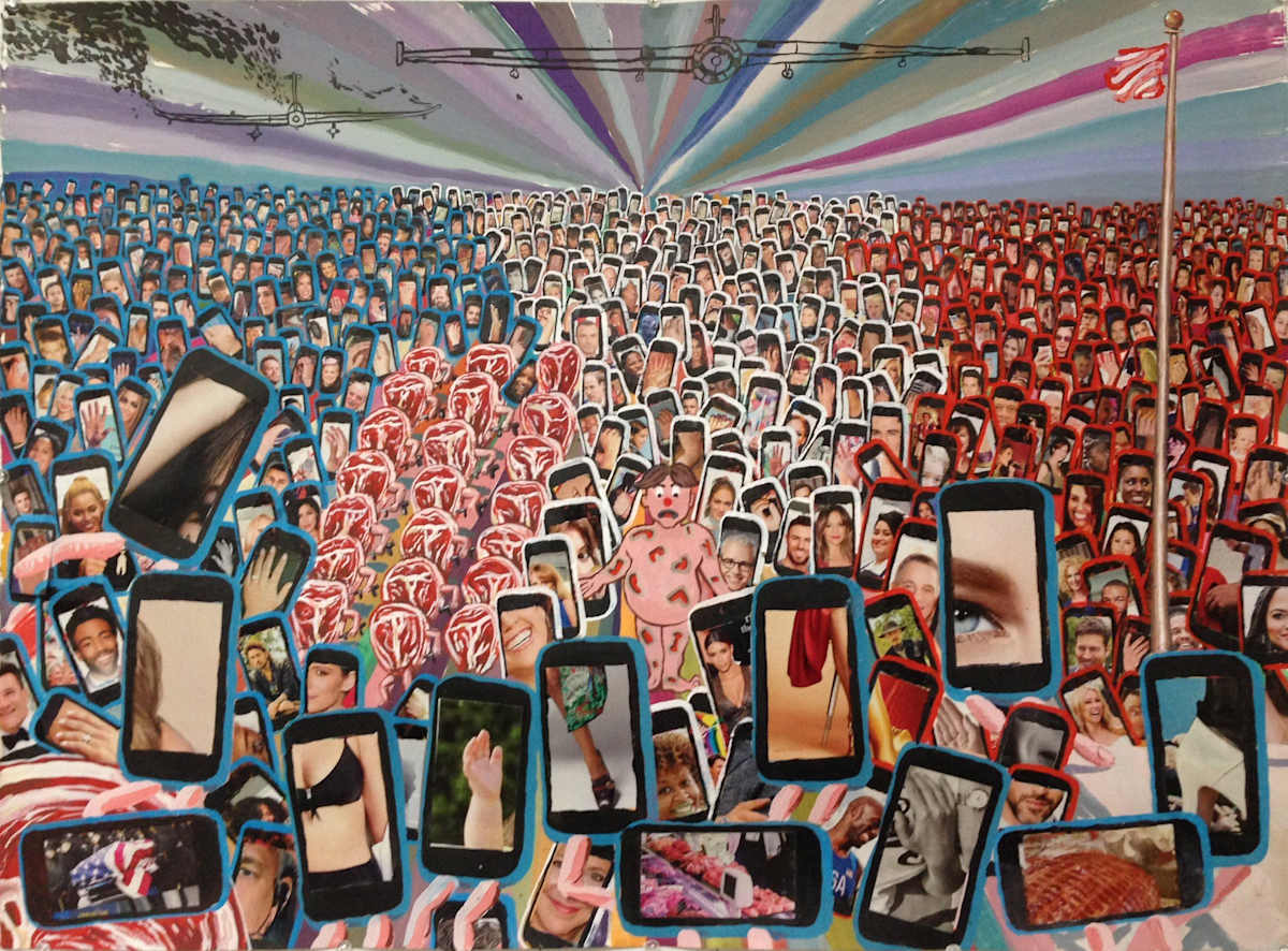 "Entry (After James Ensor)" by Kenny Cole, Image 1.