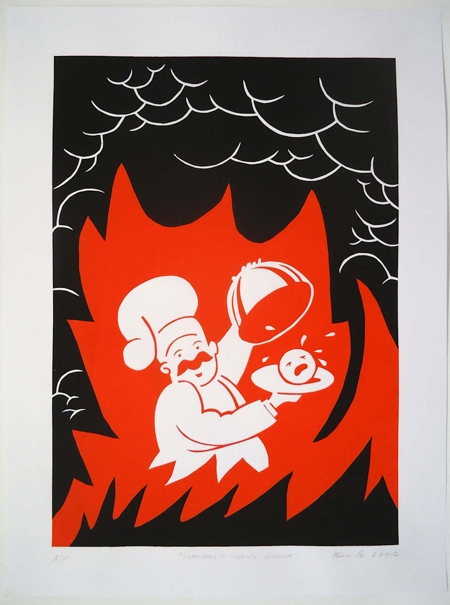 "Snowball's Chance in Hell: Dinner" by Kenny Cole, Image 3.