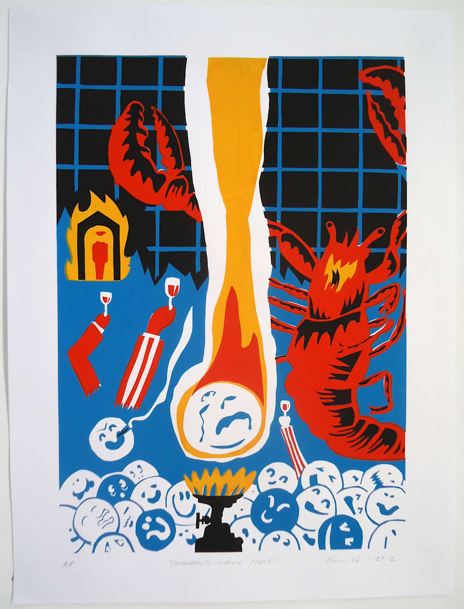 "Snowball’s Chance in Hell: Party” by Kenny Cole, Image 1.