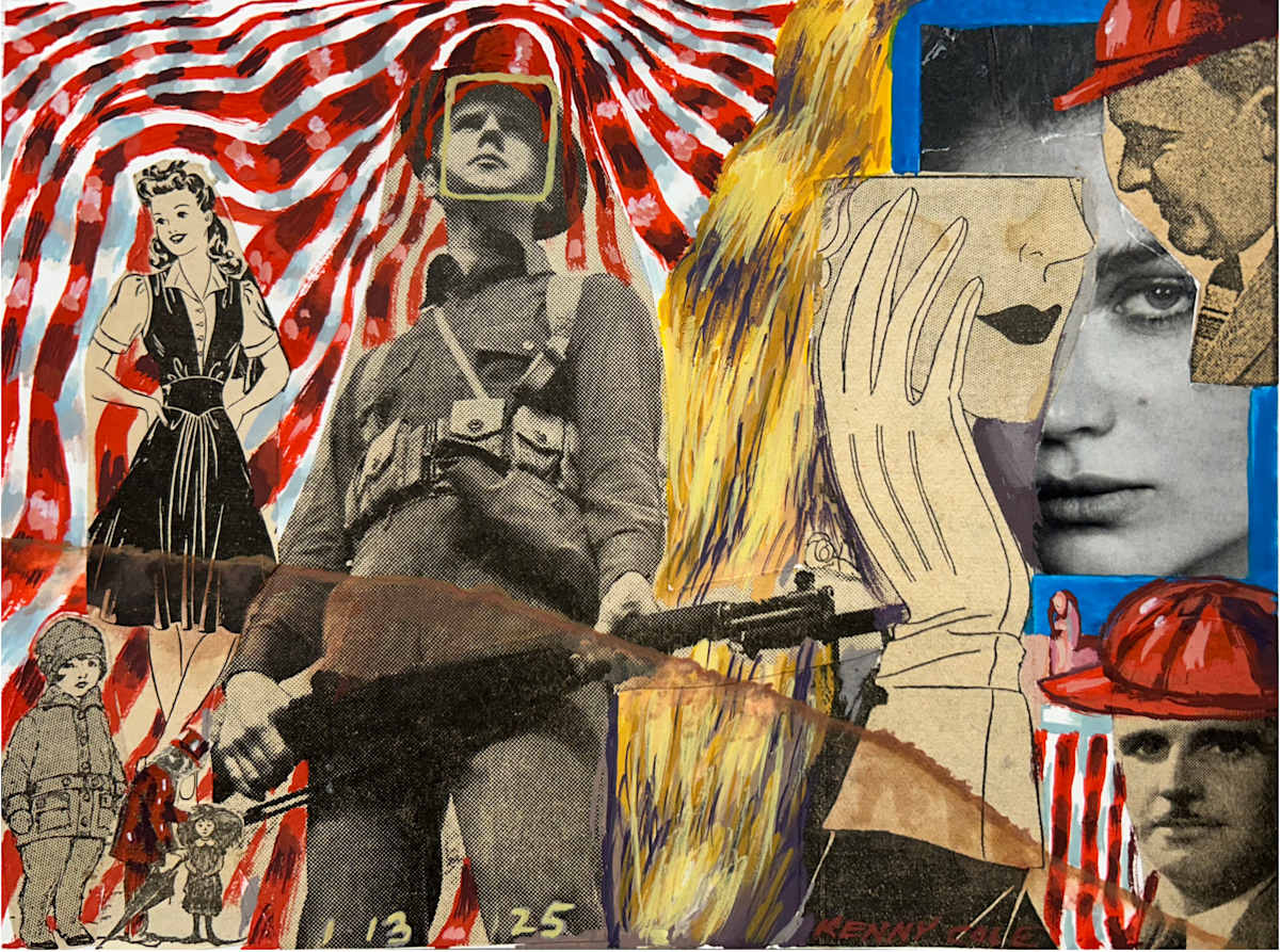 "G.A.G. & M.A.G.A.A.A.A.A.A.A.G.A. Warfare (Study)” by Kenny Cole 