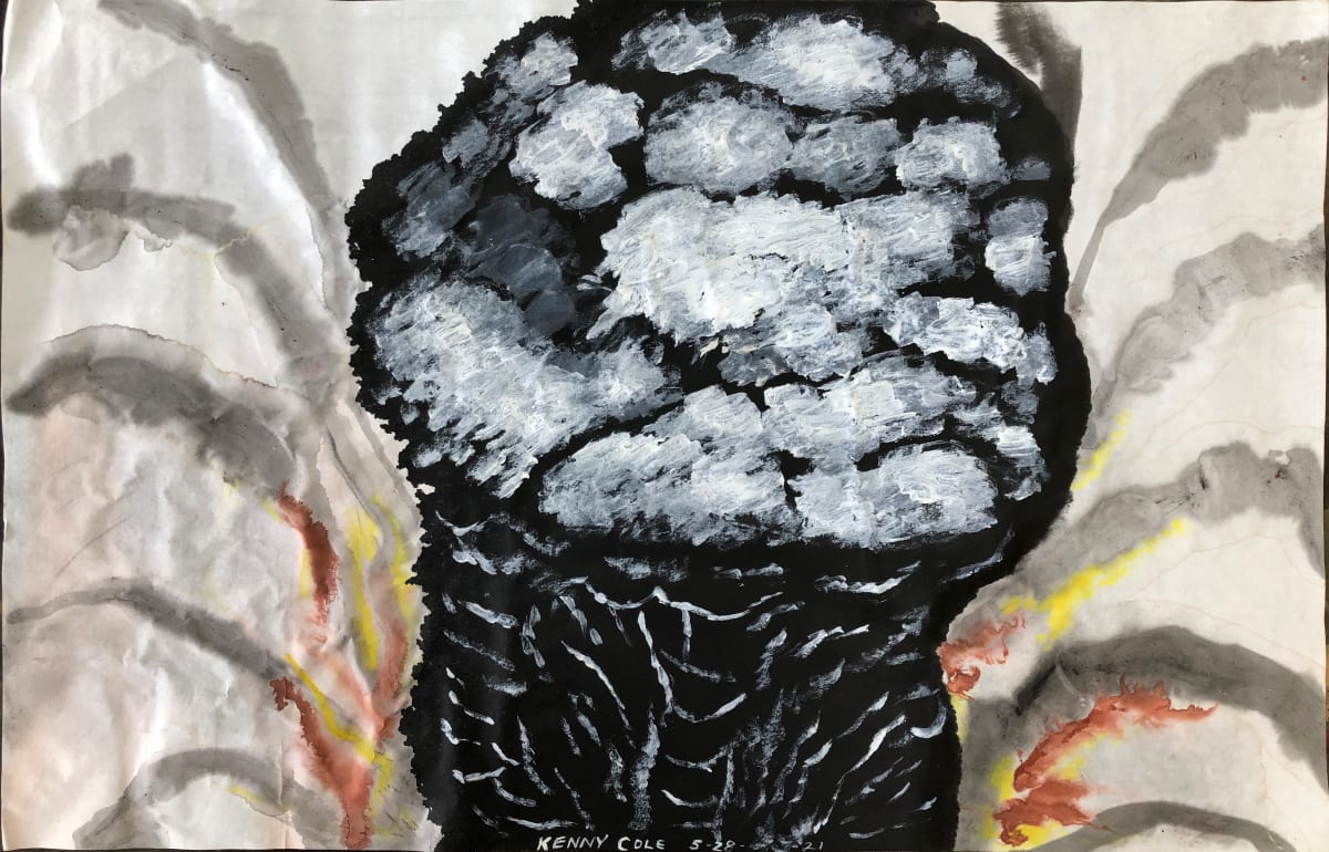 "Black Cloud" by Kenny Cole  Image: Dark mushroom cloud.