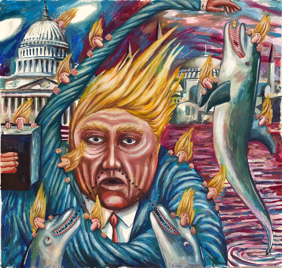 "Domes, Dolphins and Donalds" by Kenny Cole, Image 1.