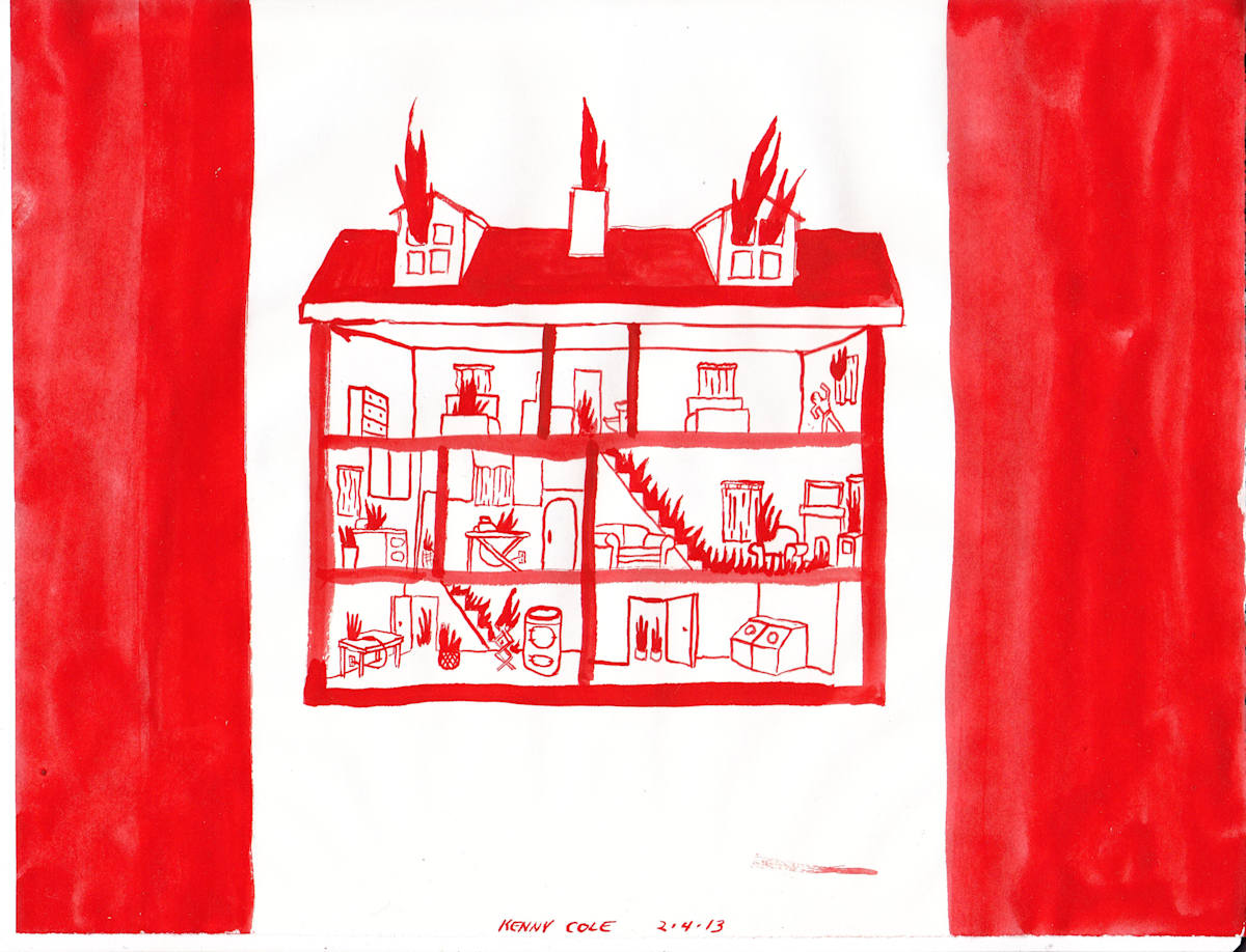 "Fire in the Home", Image 1.
