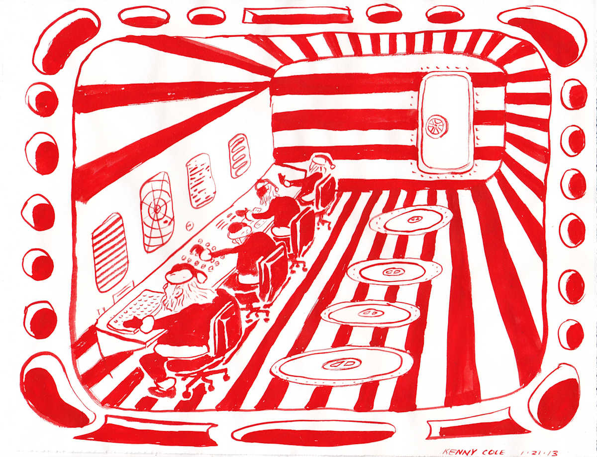 "Sonar Station Santas”, Image 1.