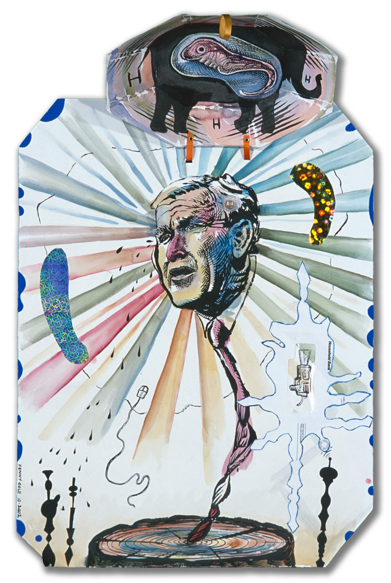 "George Bush with Fetus" by Kenny Cole 