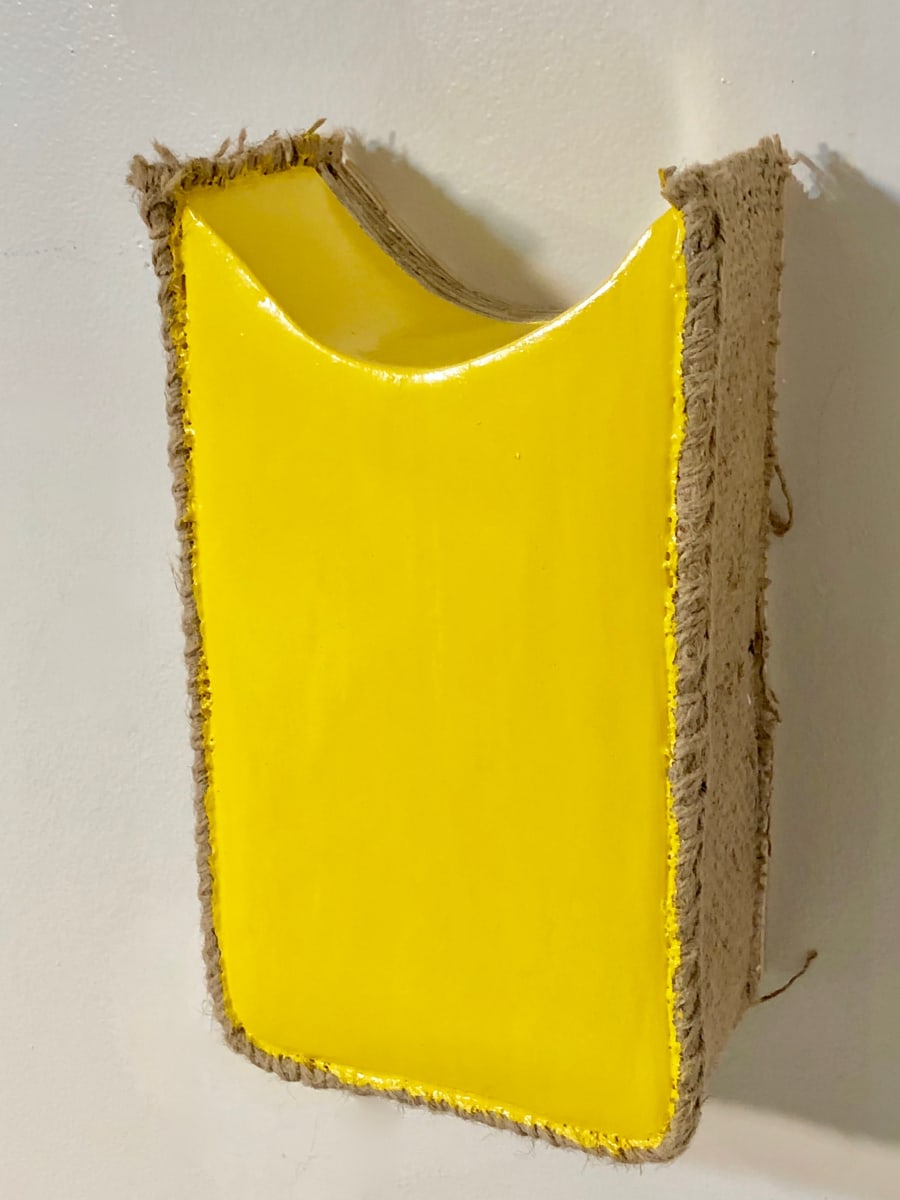 Small Section Painting (yellow curve top) 