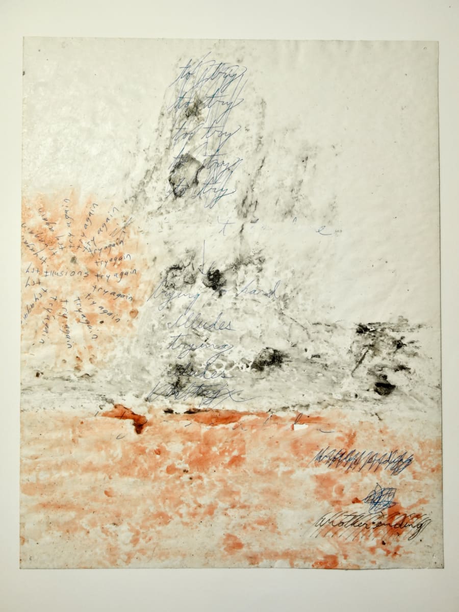 Red Wax Drawing No.12, Image 1.