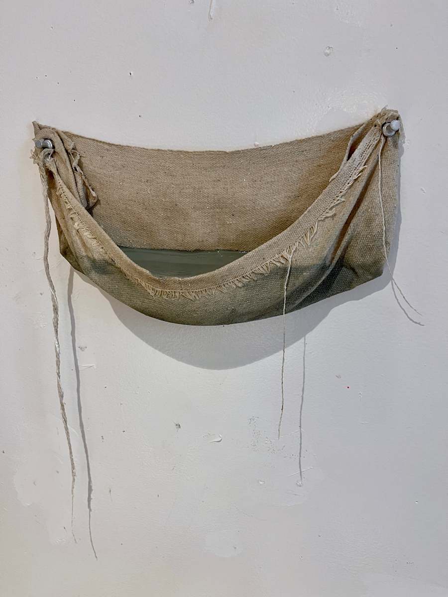 Pouch Painting (grey gloss) by Howard Schwartzberg, Image 5.