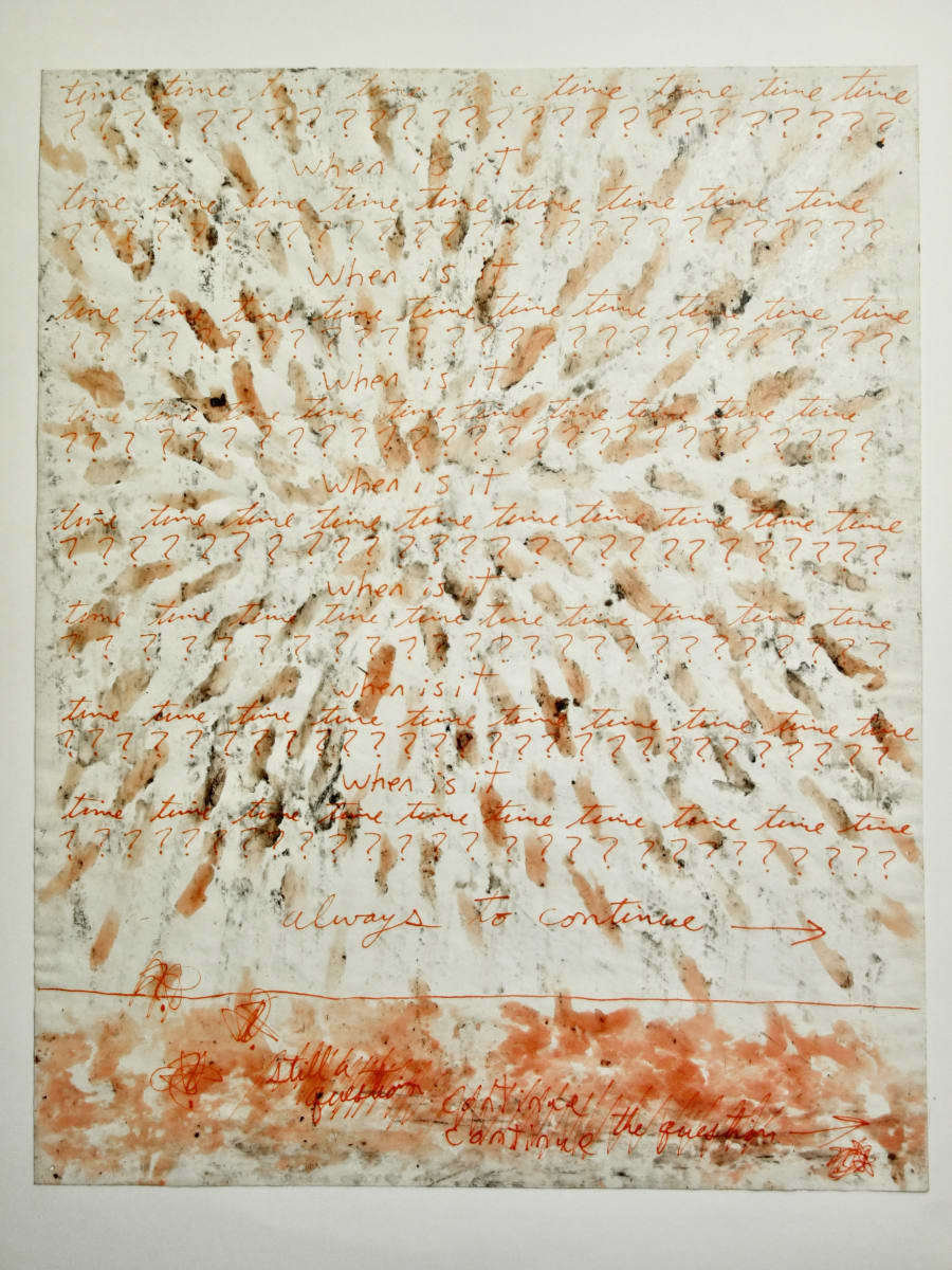 Red Wax Drawing No.2 