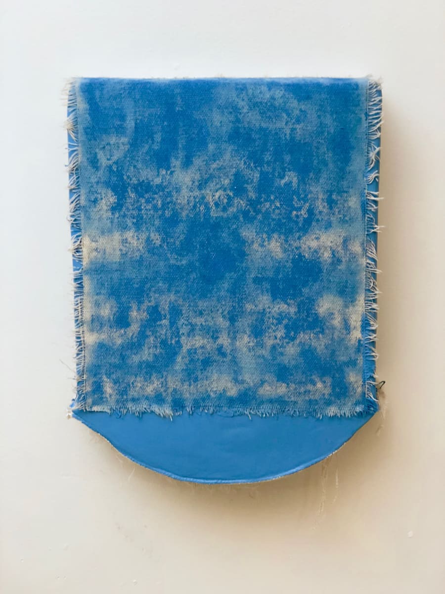 Bandage Painting (Blue curved bottom) 