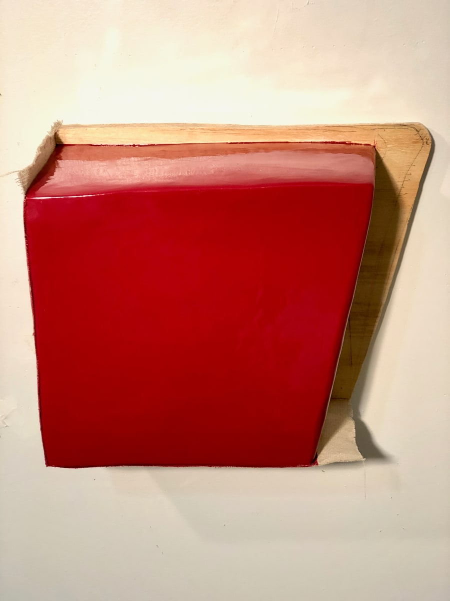 Open Bandage Painting (red gloss) by Howard Schwartzberg 