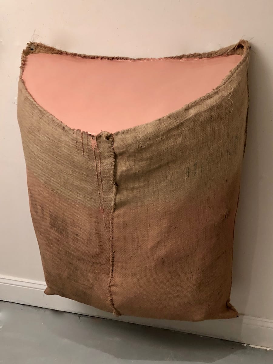 Bag Painting (Rosy Brown) by Howard Schwartzberg 