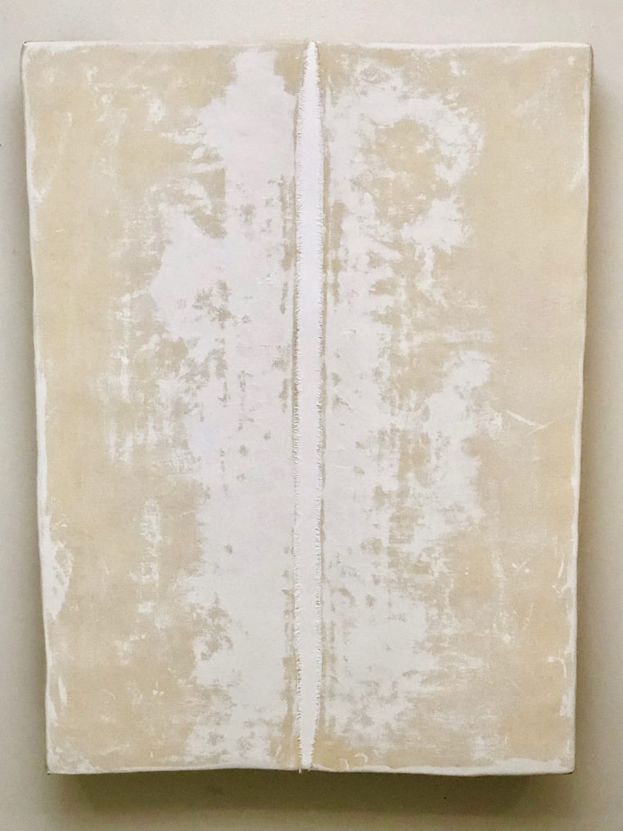 Bandage Painting (White Vertical Line) by Howard Schwartzberg 