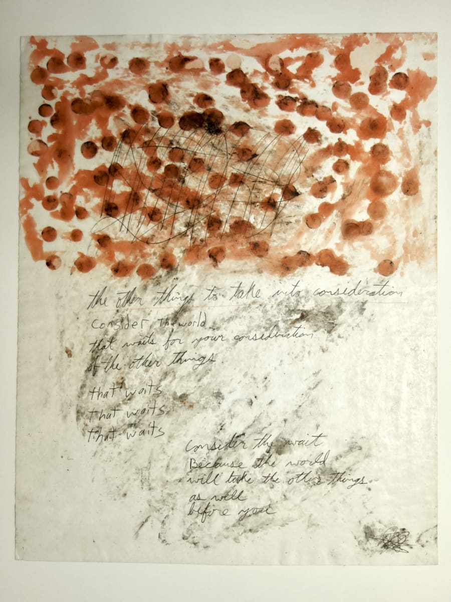 Red Wax Drawing No.9, Image 1.