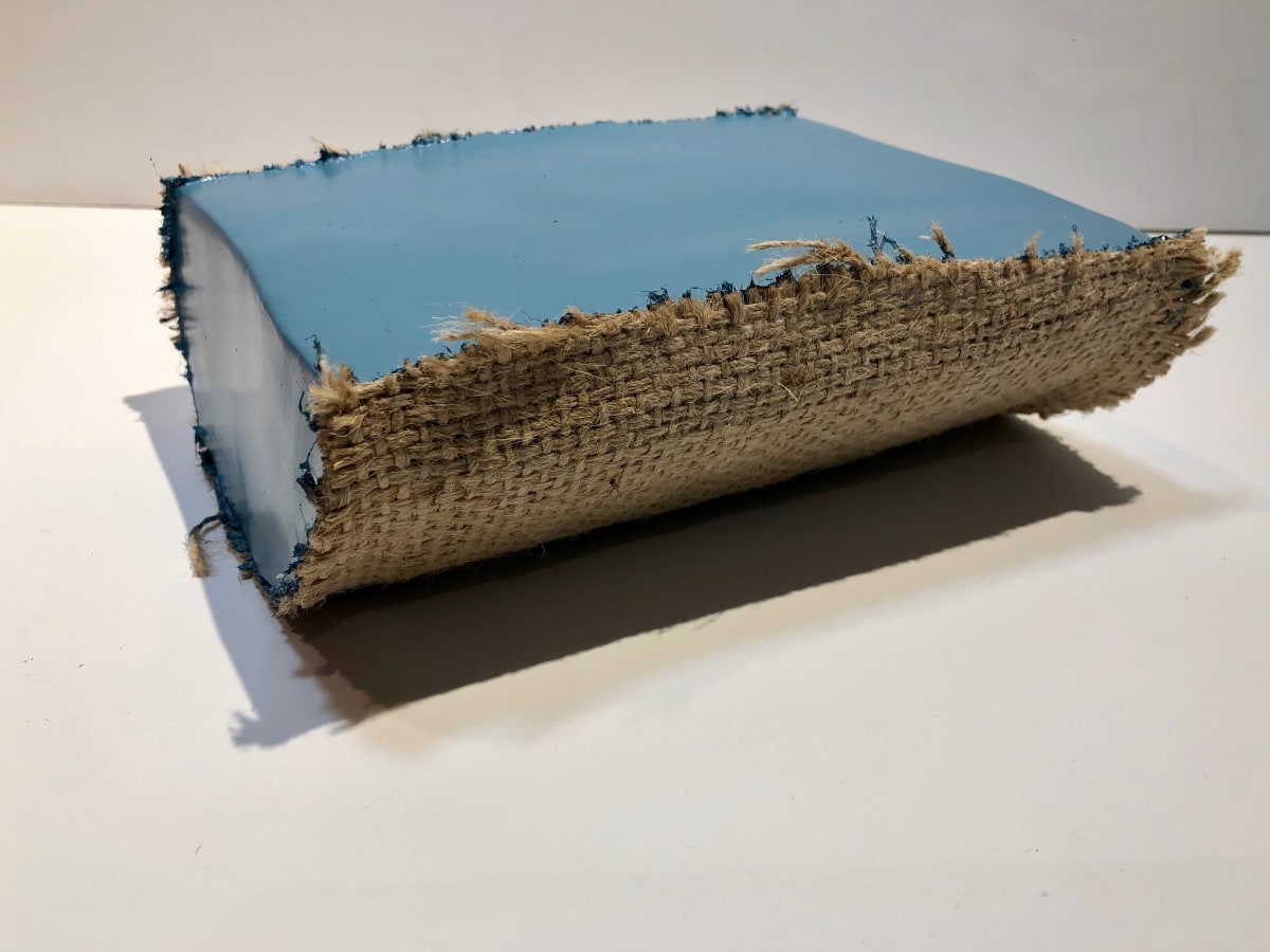 Small Section Painting (Light Blue) by Howard Schwartzberg 