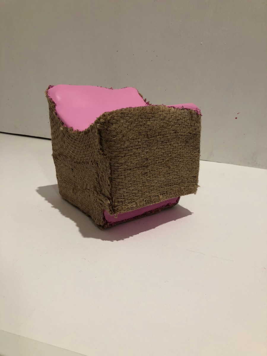 Small Section Painting (pink) by Howard Schwartzberg 