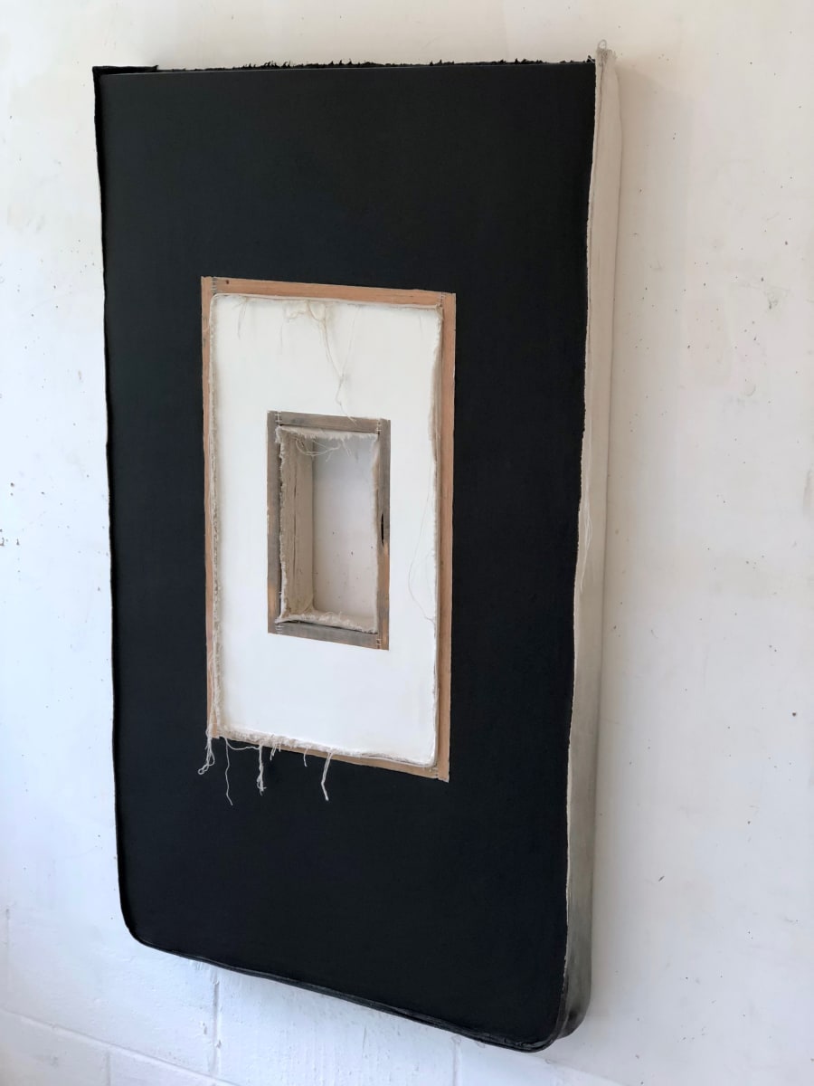 Double Inverted Reversed Painting (White Inside Black) by Howard Schwartzberg 