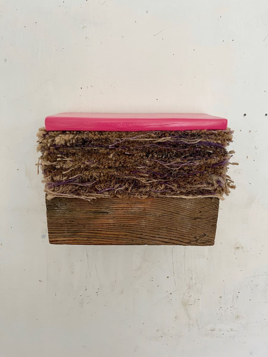 Bed Painting (magenta) by Howard Schwartzberg, Image 2.