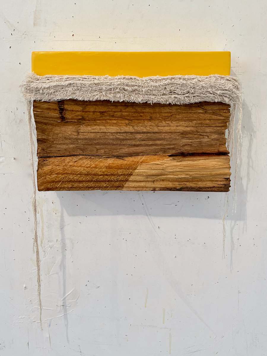 Bed Painting (yellow) by Howard Schwartzberg 