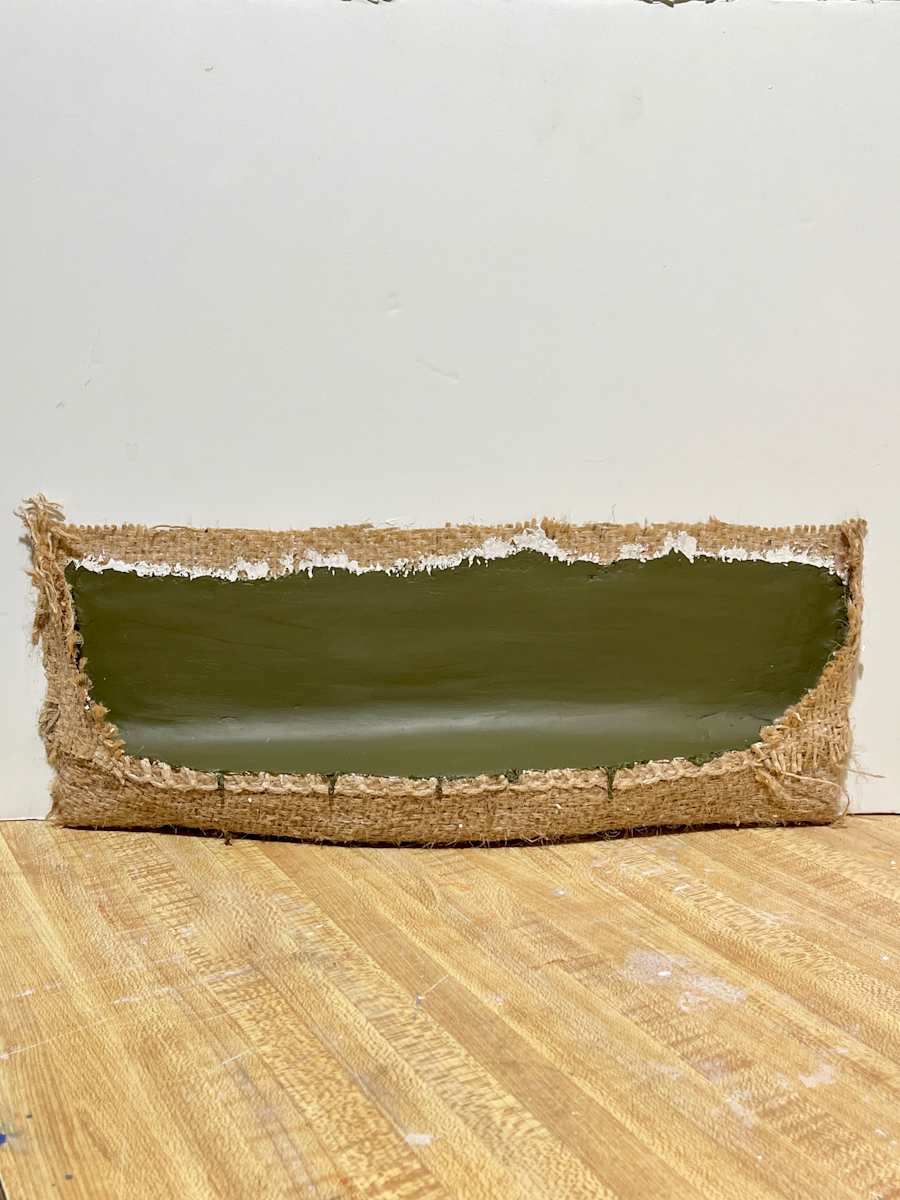 Trough Painting (olive) model by Howard Schwartzberg, Image 1.