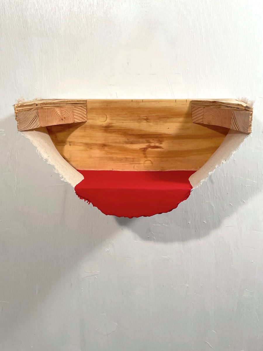 Foreshortened Painting (red) by Howard Schwartzberg 