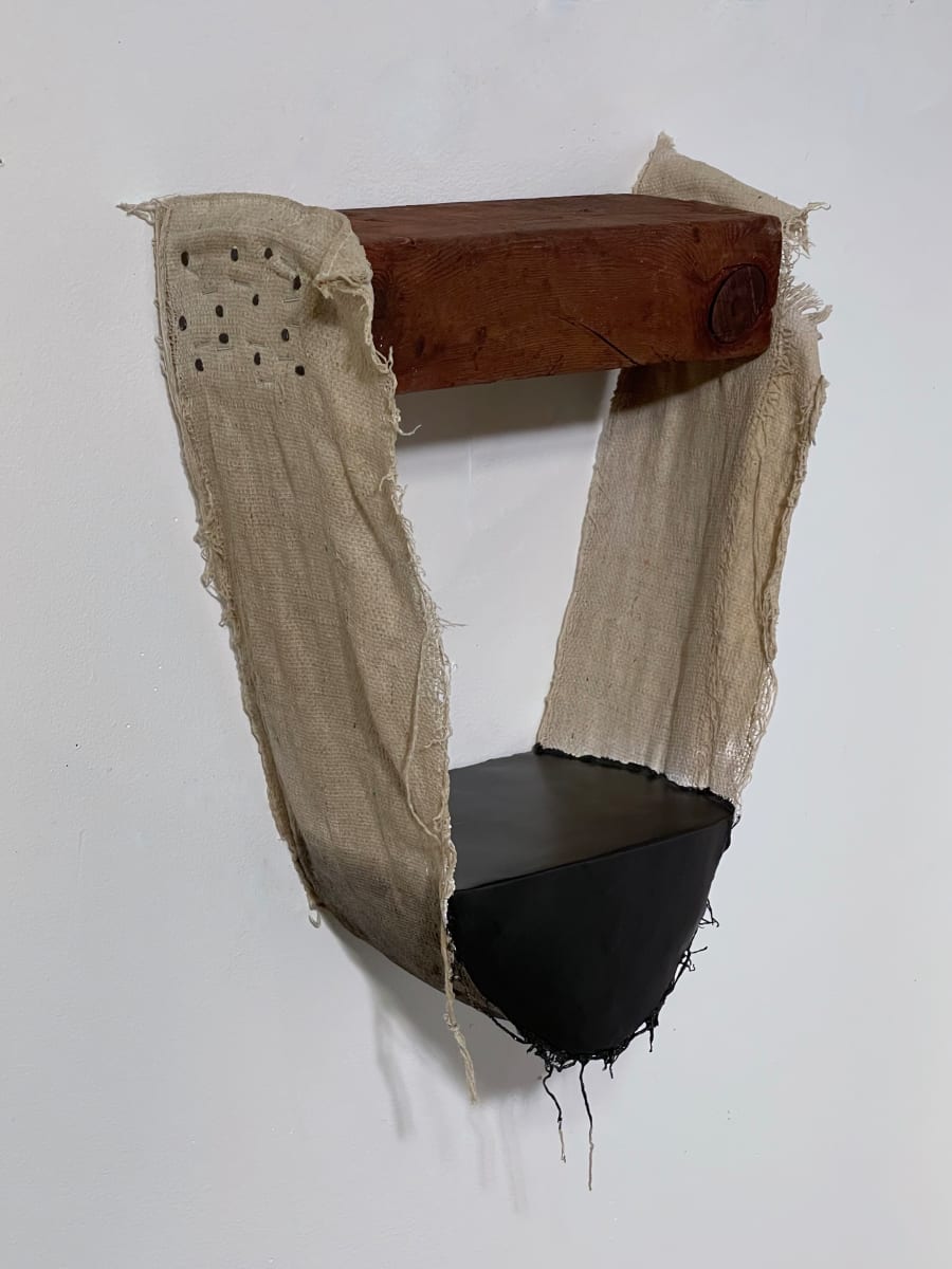 Suspended Painting (black) by Howard Schwartzberg, Image 1.