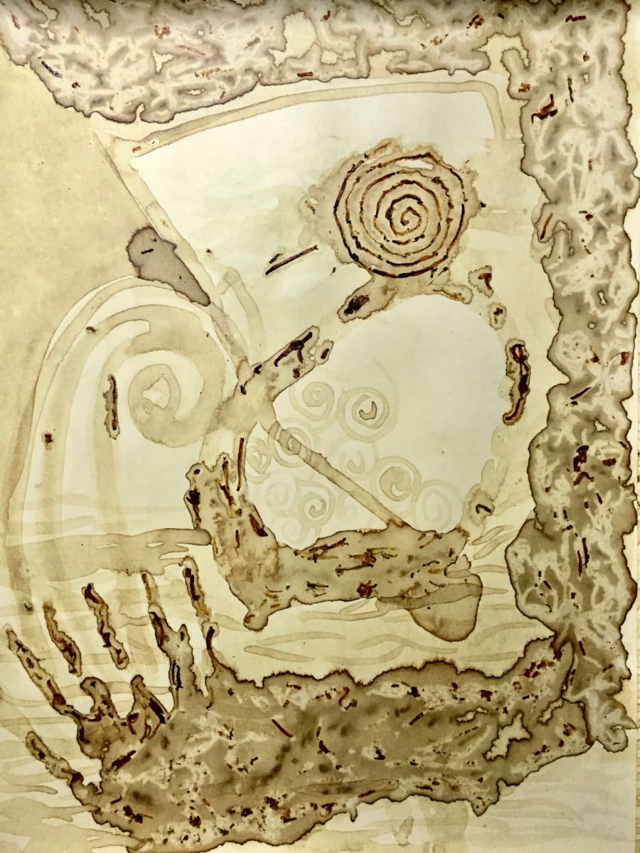 Spiral Worm Drawing No.23, Image 1.