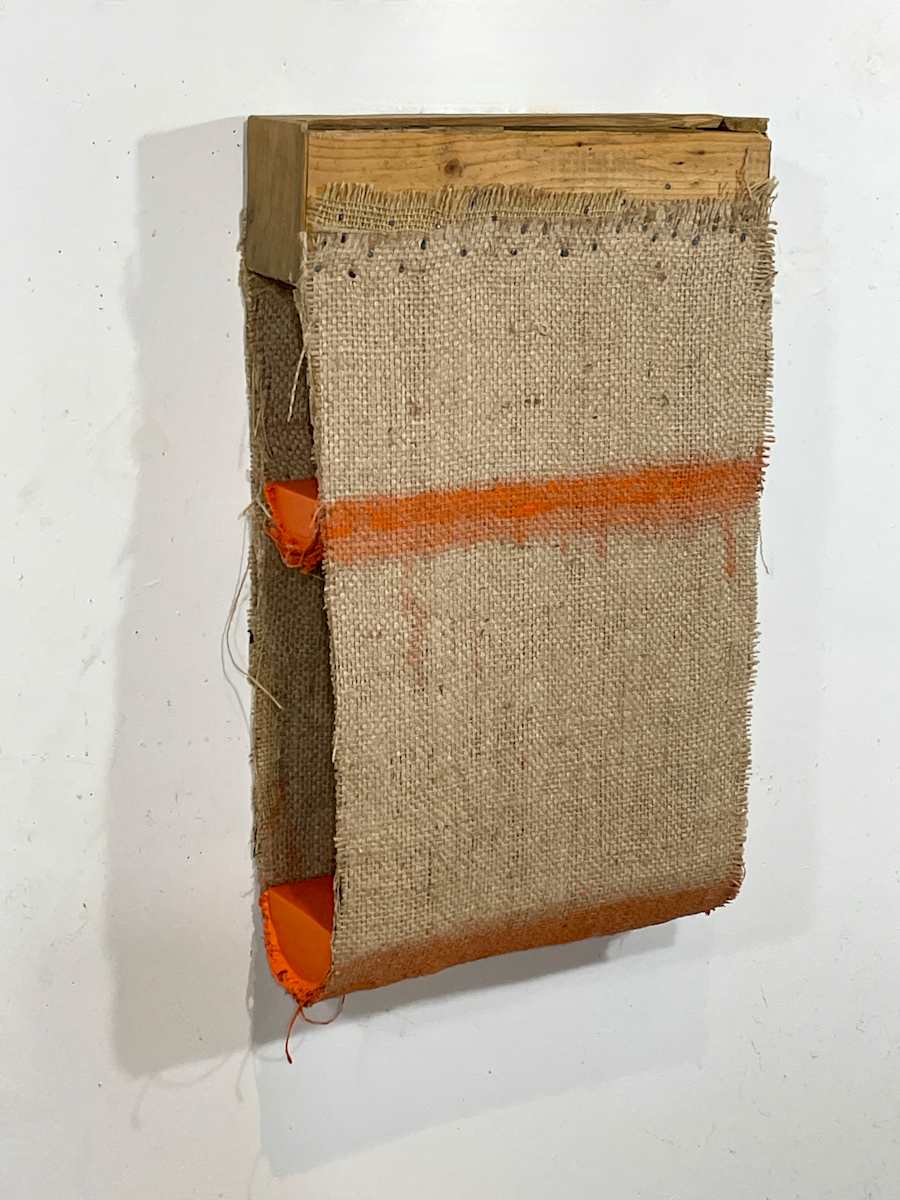 Suspended Painting (two orange) by Howard Schwartzberg, Image 7.