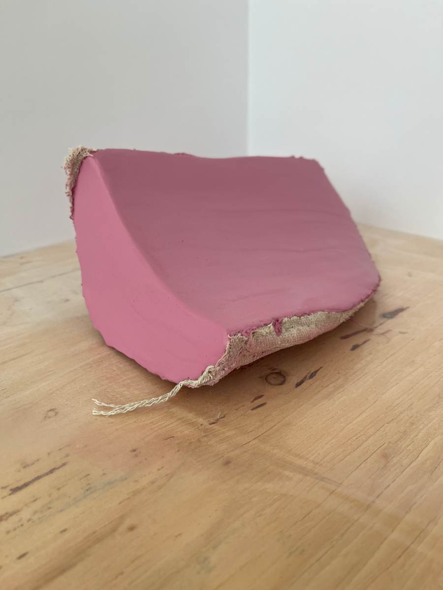 Small Section Painting (violet) by Howard Schwartzberg, Image 4.