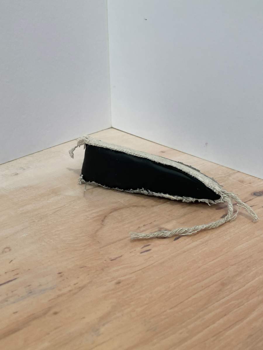 Small Section Painting (black) by Howard Schwartzberg, Image 3.