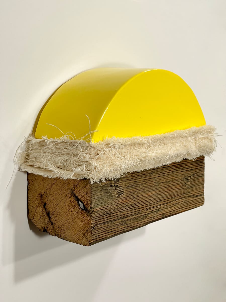 Bed Painting (yellow gloss curve) by Howard Schwartzberg 