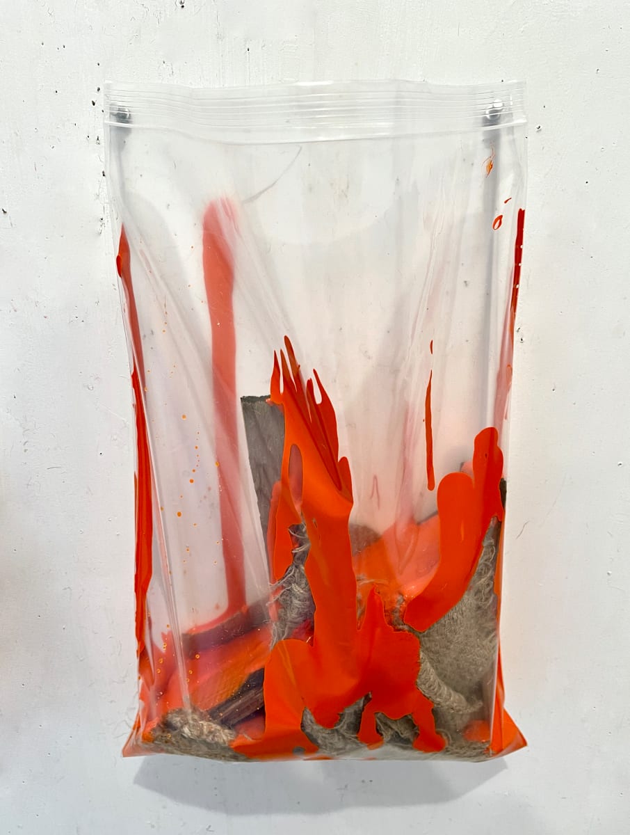 Living Painting (orange vermilion) by Howard Schwartzberg, Image 1.