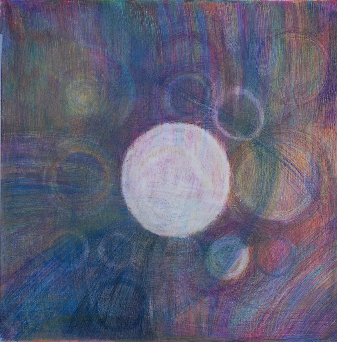Planet, crayons de couleurs by Yanieb Fabre, Image 1.