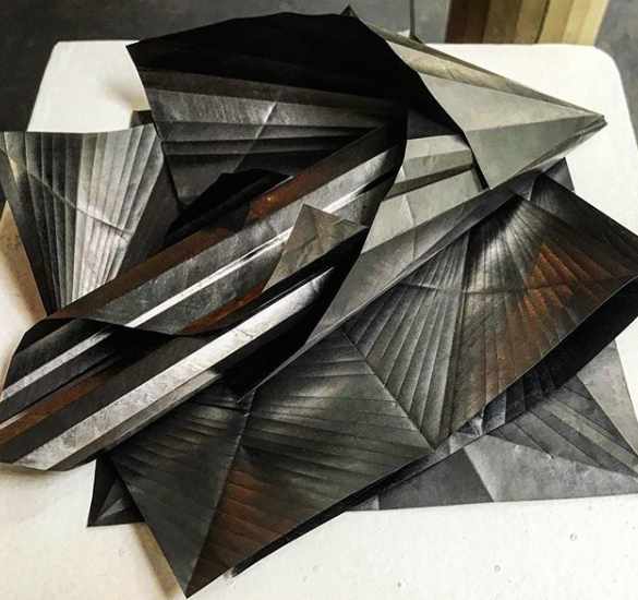 Grafito:  Scuplture de graphite recto verso by Yanieb Fabre, Image 2.