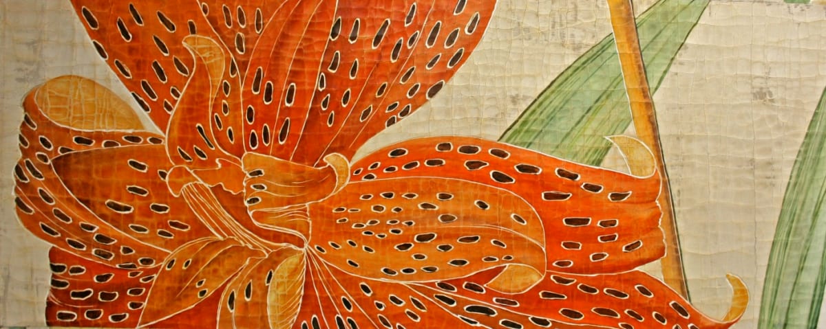 Tiger Lily w/ Stem by Roberta Ahrens 